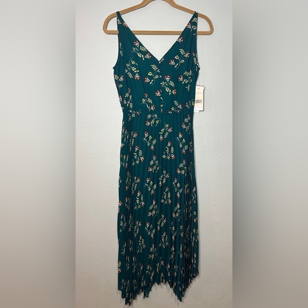 Nanette Lepore Deep Teal Midi Dress New With Tags Women’s Size 4